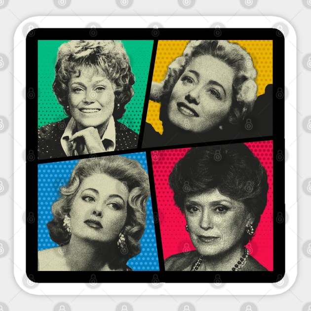 Rue McClanahan Comics Sticker by sepatubau77